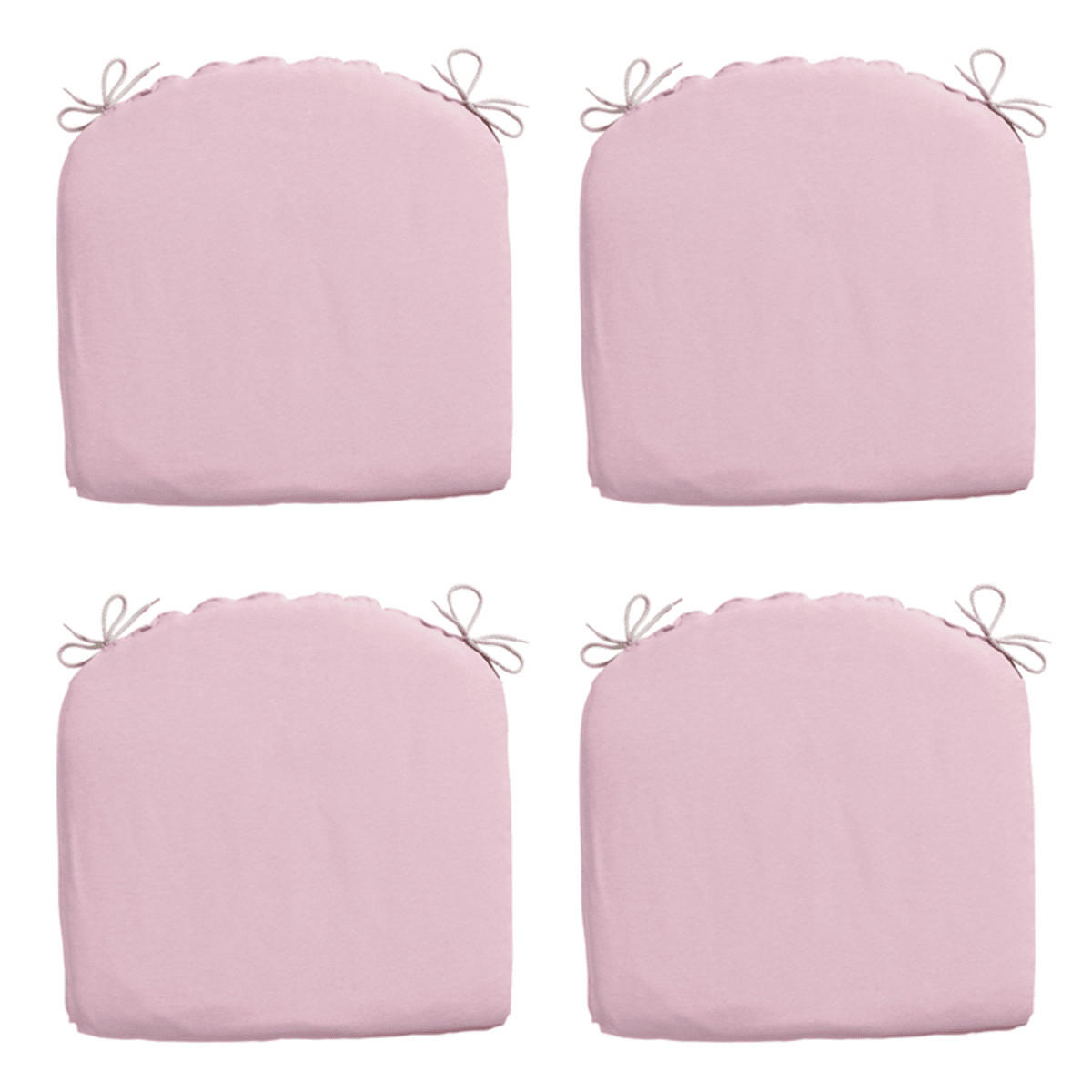 SITZKISSEN Panama 46/48 cm 4er-Set - Pink, Textil (48/4/46cm) - Madison