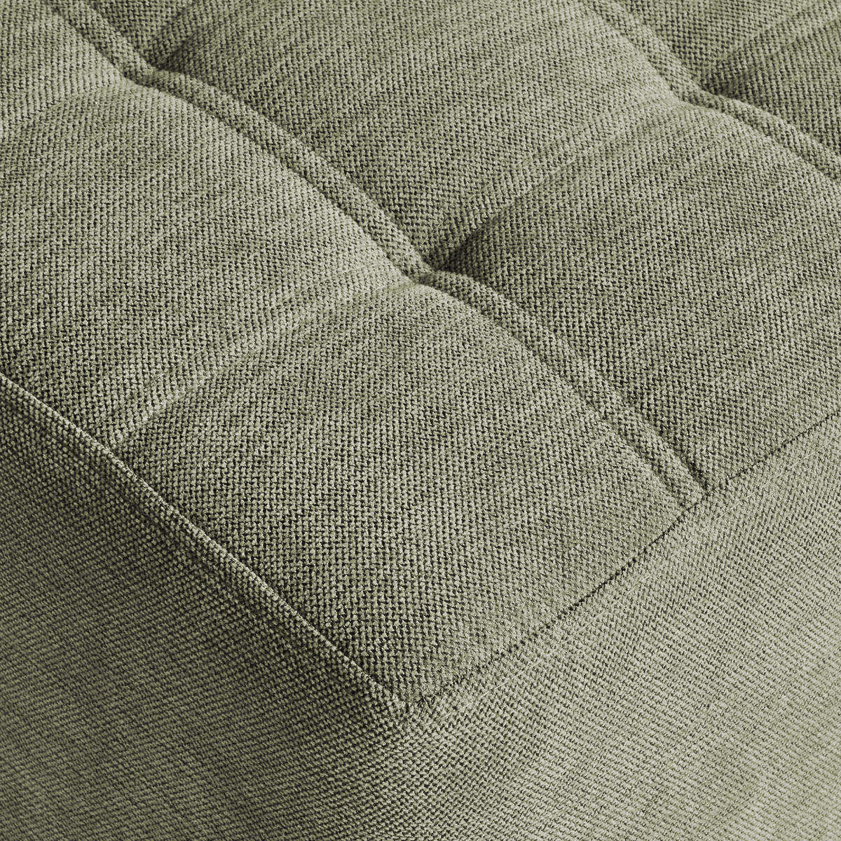 POUF textil verde Kansas - verde, material textil (38/39/38cm) - Beliani