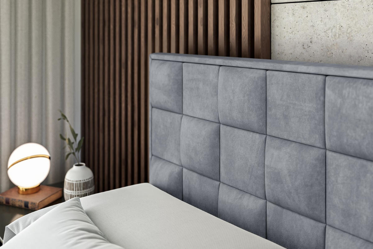 BOXBETT ZAFIRA - 200x200 - H4 - Grau - Grau, Holzwerkstoff (200/200cm) - ALTDECOR