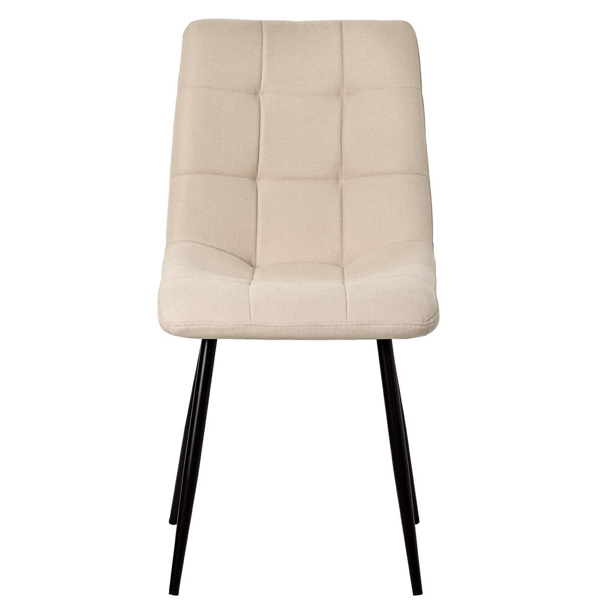 STUHL-SET 4 Stück Stoff-YZ6 - Beige, Textil (48/89/61cm) - HOMAVO