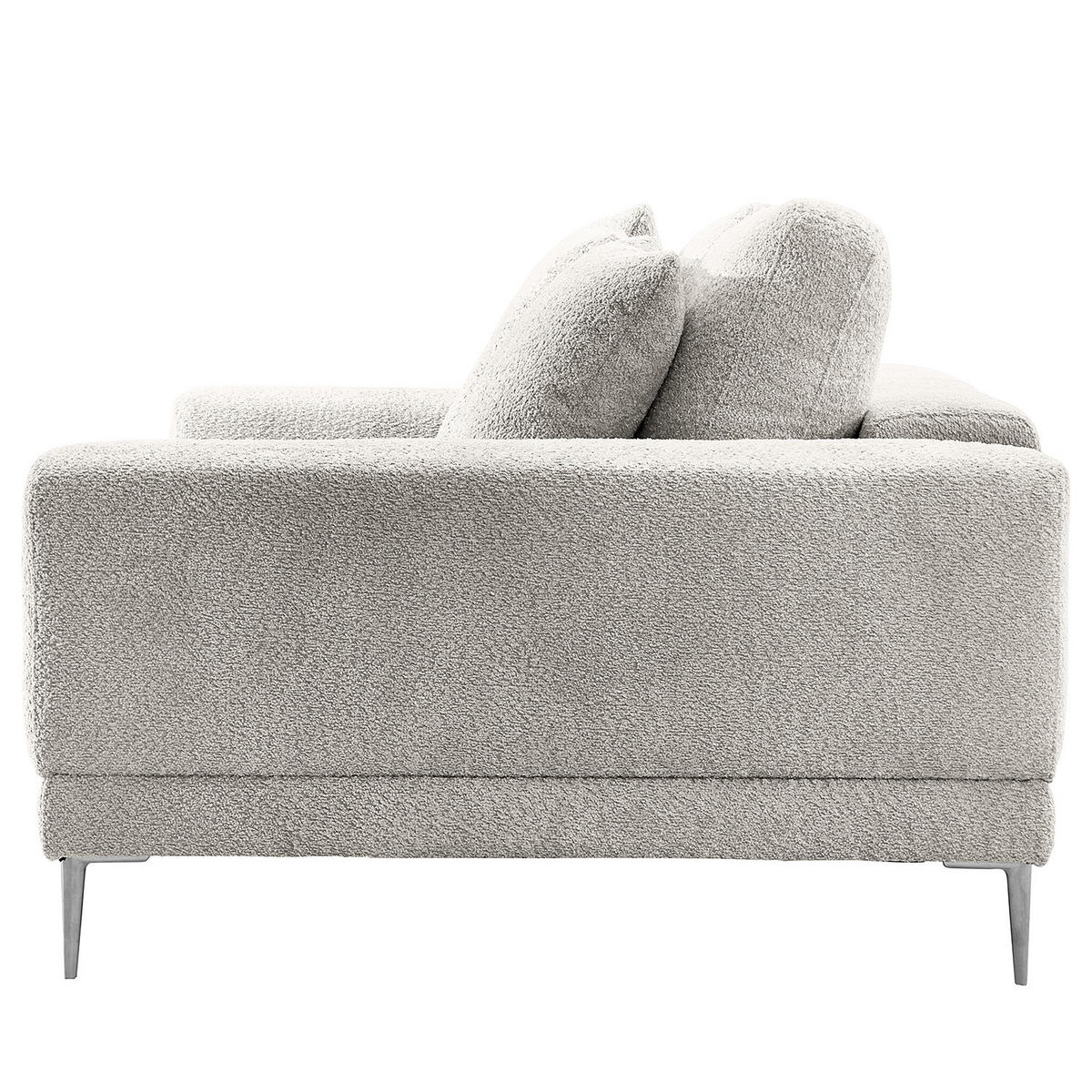 3-SITZER SOFA - Grau, Textil (243/92/103cm) - home24