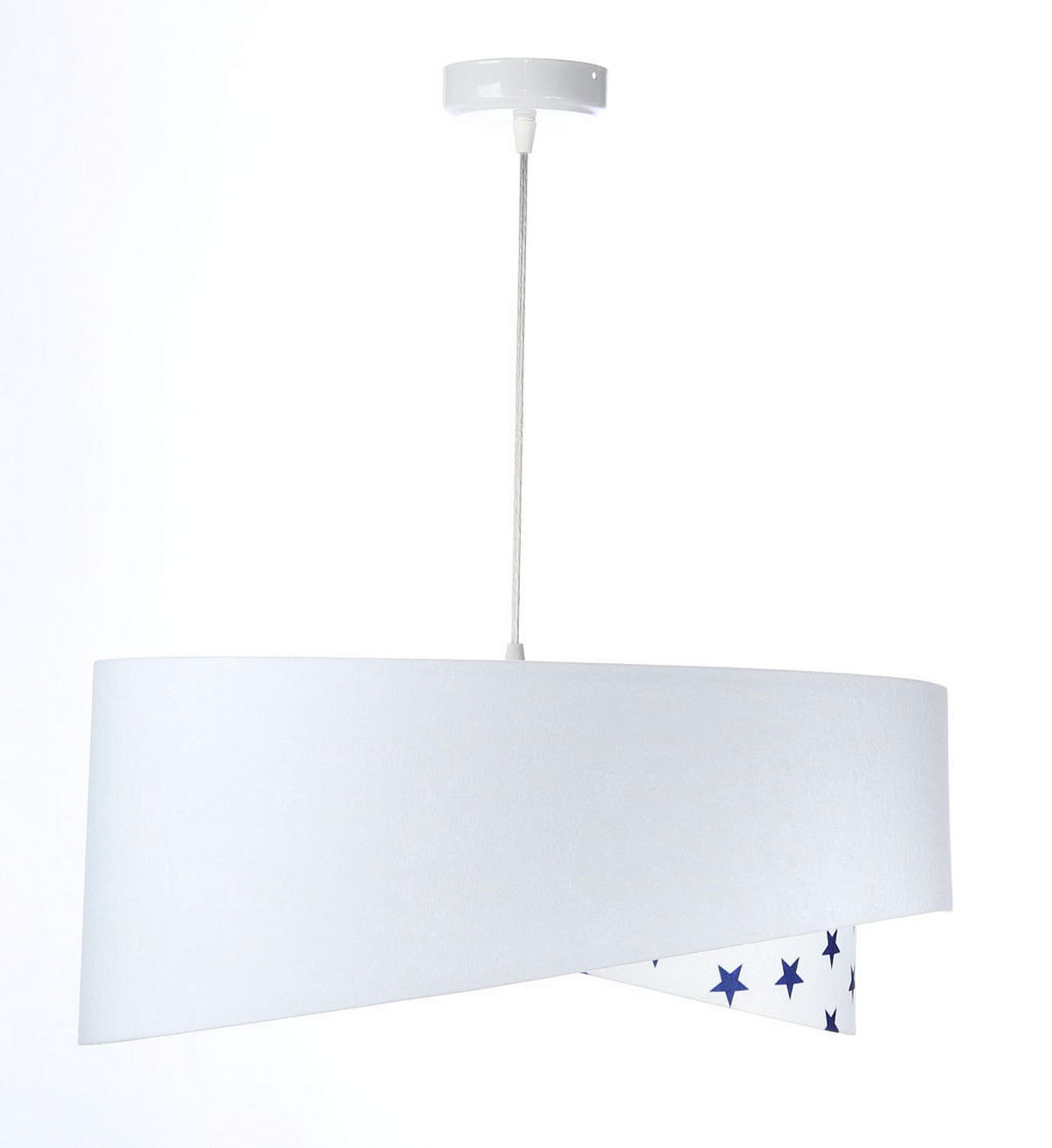 HÄNGELEUCHTE Weiß 50/23 cm - Weiß, Kunststoff (50/1/23cm) - ONZENO