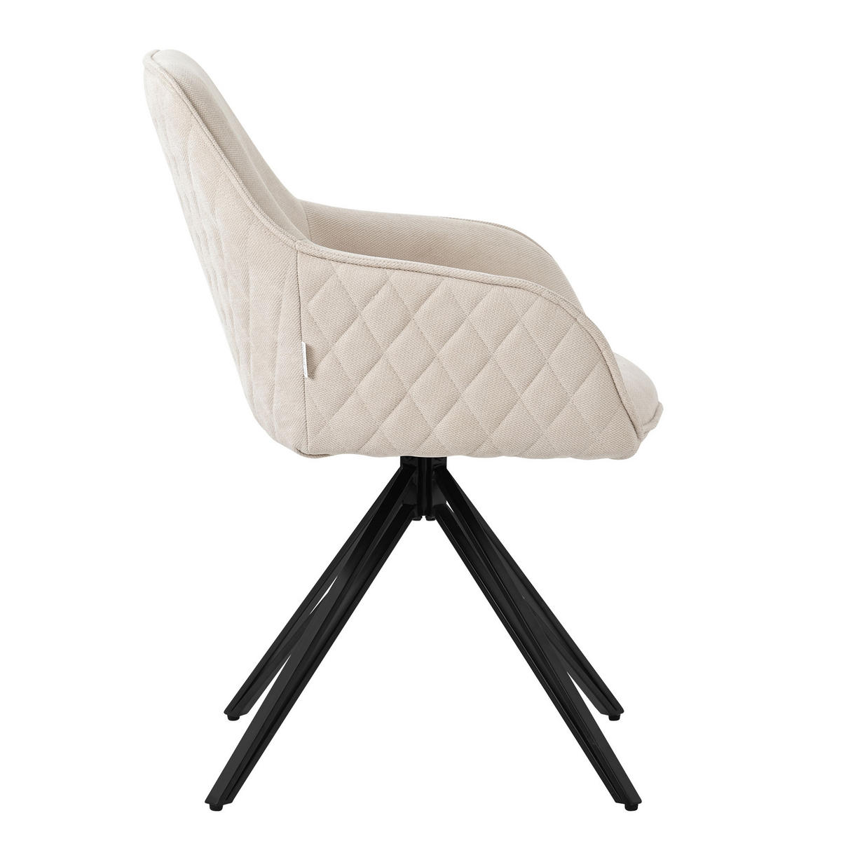 ESSZIMMERSTUHL creme - Beige, Textil (61/84.5/57cm) - ML-DESIGN