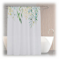 DUSCHVORHANG - Weiß, Textil (180/0.1cm) - Relaxdays