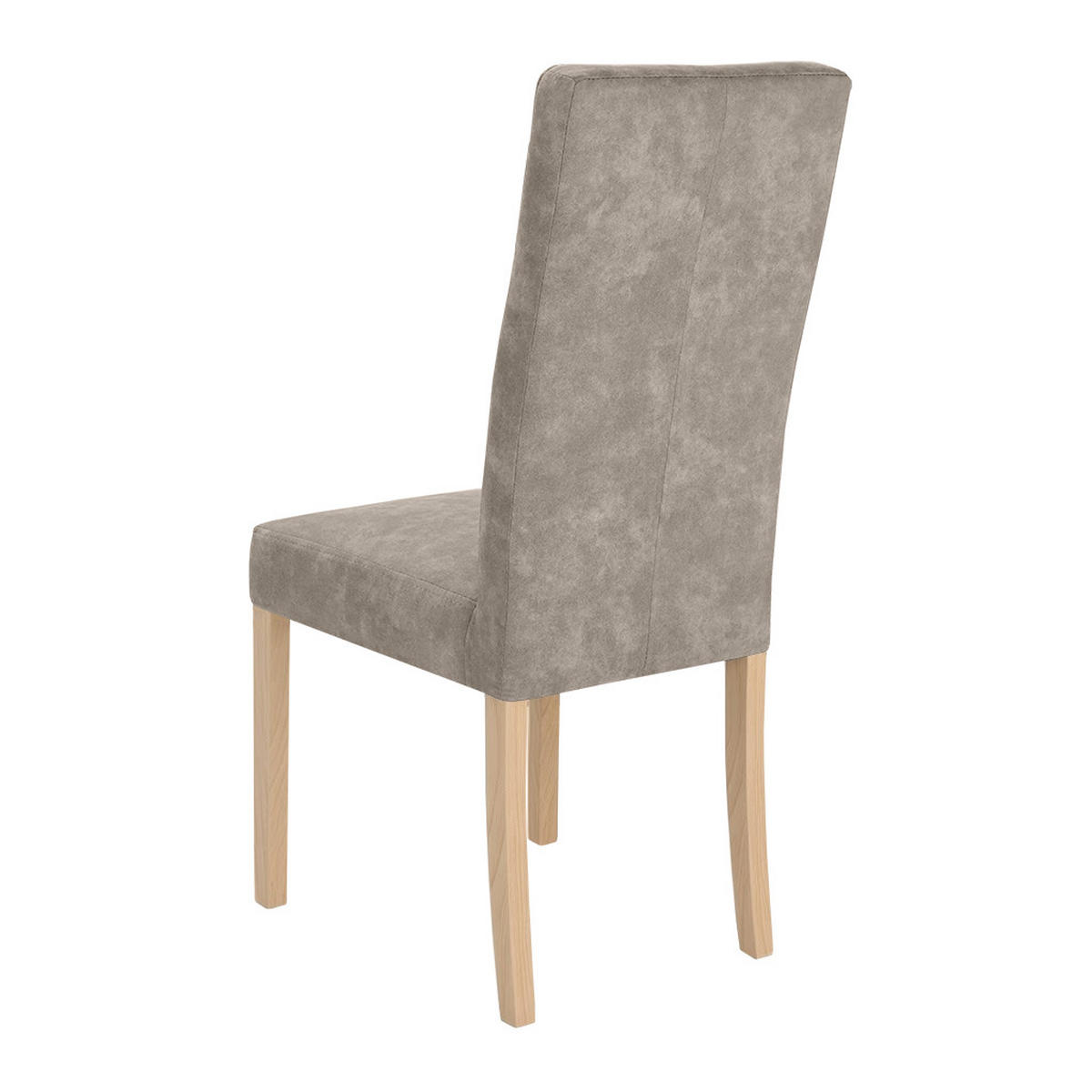 STUHL Solis mit Buchenholzbeinen, Polsterstuhl, Cappuccino - Buchefarben/Cappuccino, Holz (45/100/42cm) - Beautysofa