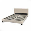 BETT DUBLIN mit Lattenrost/ Bett 140x190 - Beige - Beige, Holzwerkstoff (140/190cm) - Weber Industries