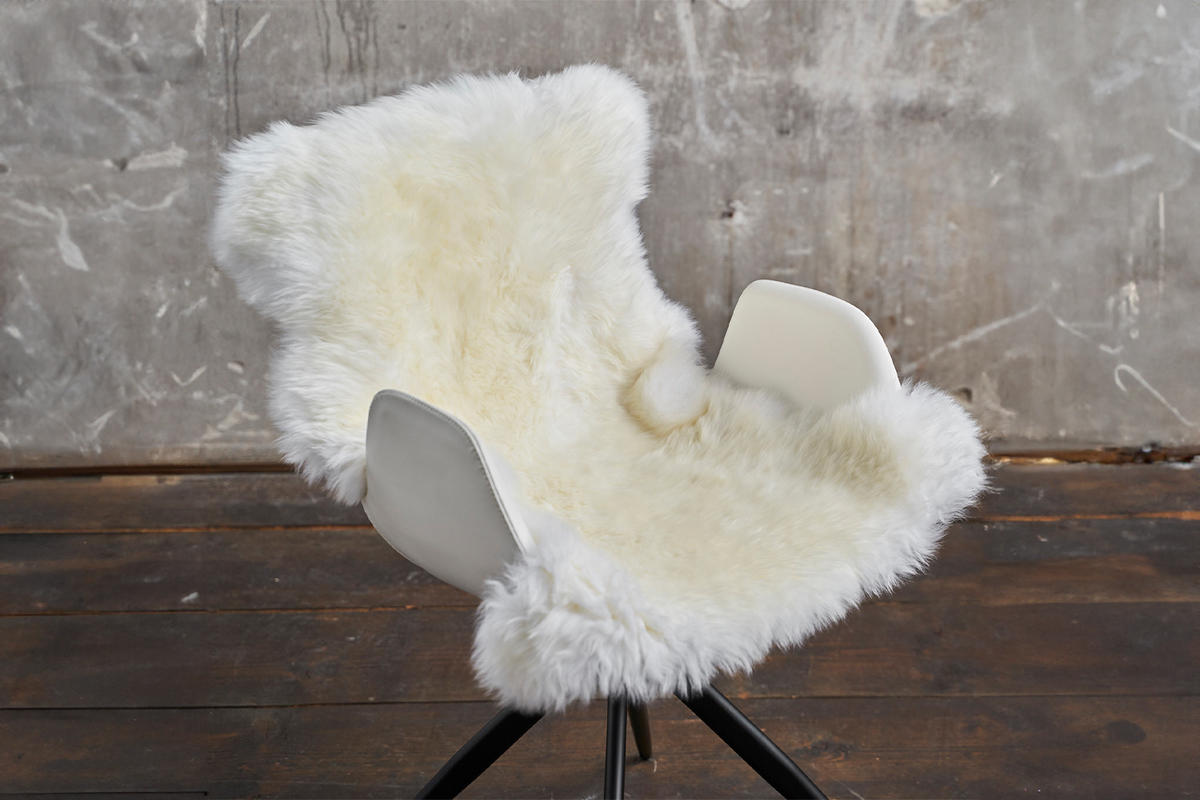 FELL CALEBRE Cremeweiß - Creme, Textil (60/95cm) - KAWOLA