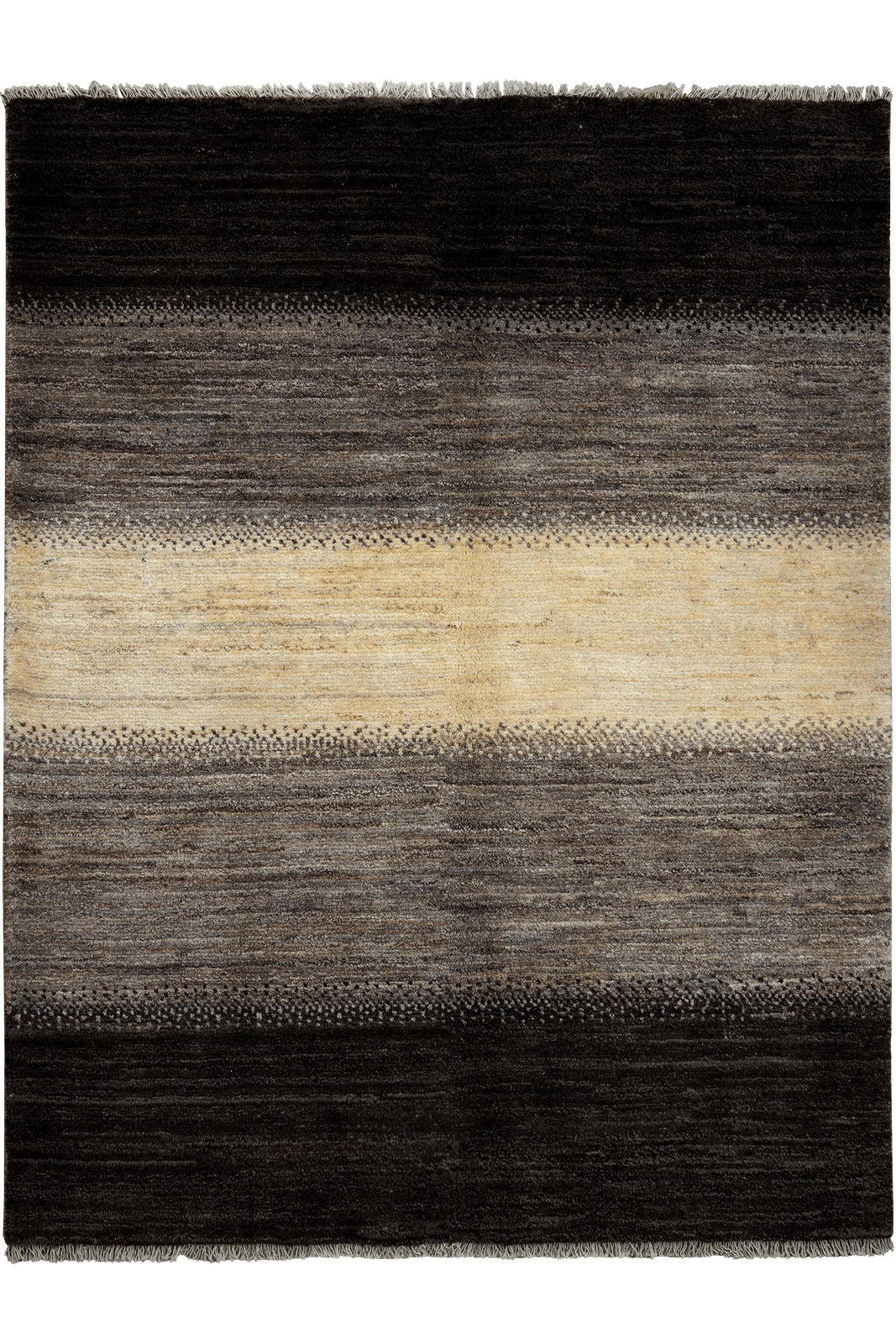 GABBEH-TEPPICH handgeknüpft Sonnat Schwarz 196/152 cm Schurwolle - Schwarz, Textil (152/196cm) - Looma