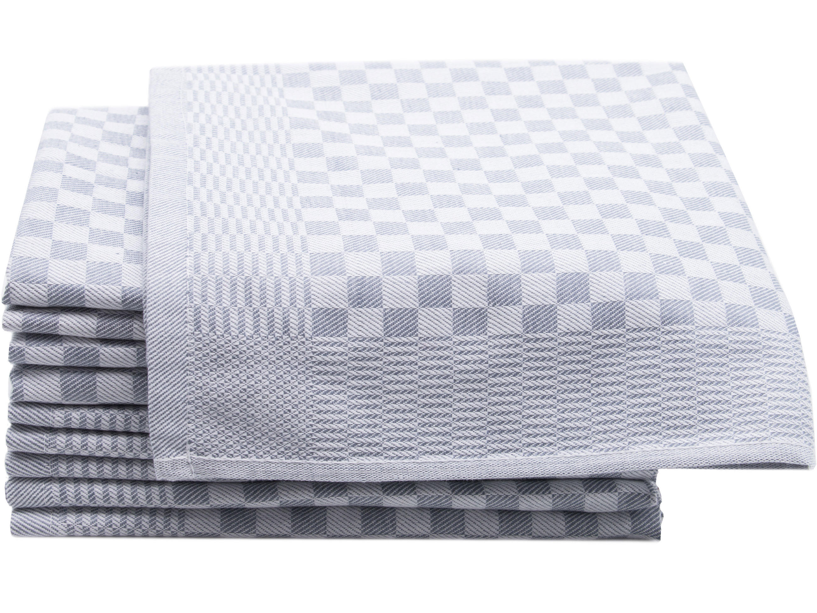 GESCHIRRTÜCHER, 10er-Set, 46x70 cm, 100% Baumwolle, Grau - Anthrazit, Textil (46/70cm) - Zollner