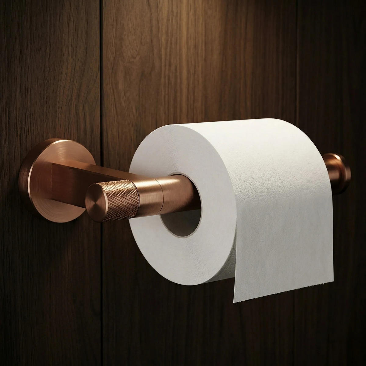 HALTER Für Toilettenpapier Rea 39105 Ori Brush Copper - Kupferfarben, Metall (17/4/8cm) - REA