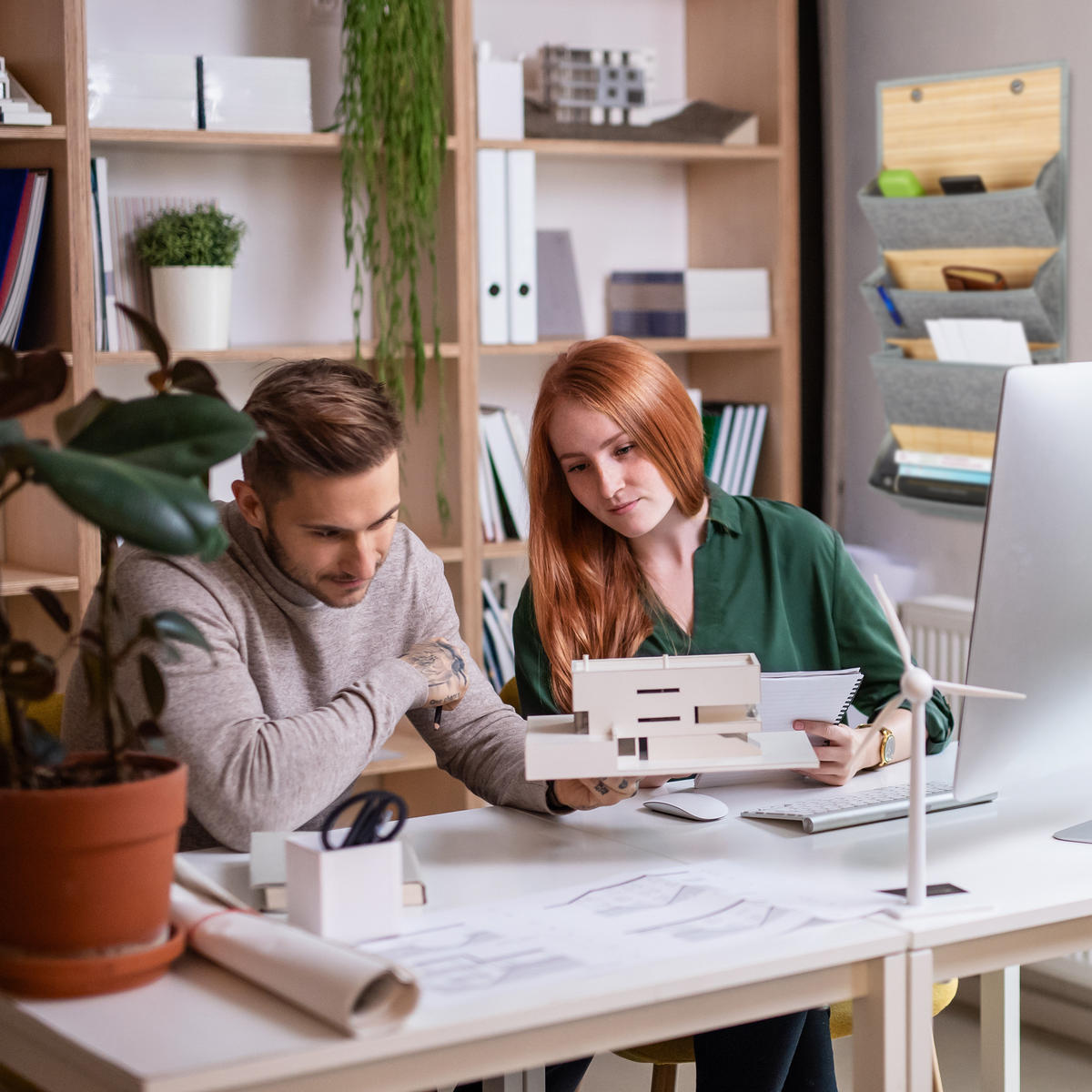 WANDORGANIZER - Multicolor, Holz/Wellpappe (34/58/15cm) - Relaxdays