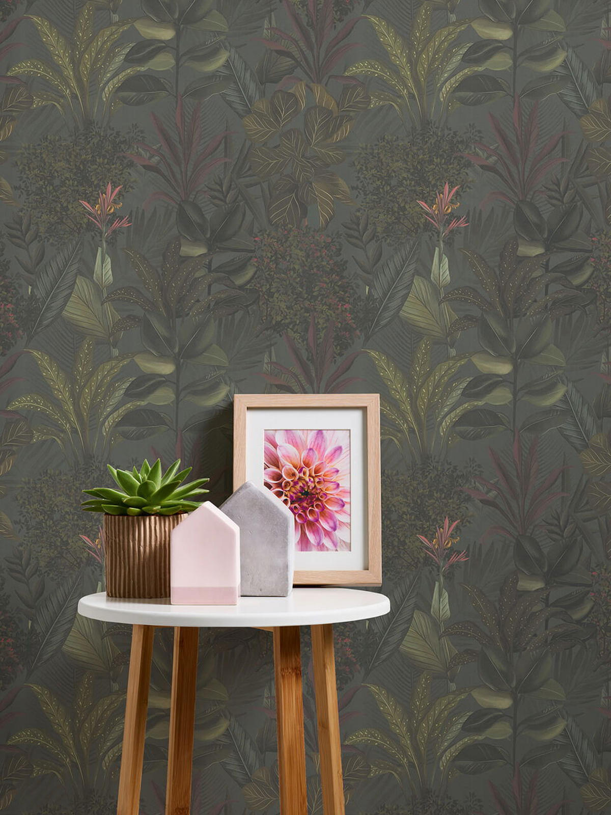 VLIESTAPETE Grün 53/1005 cm - Grau, Textil (53/1cm) - KUNSTLOFT
