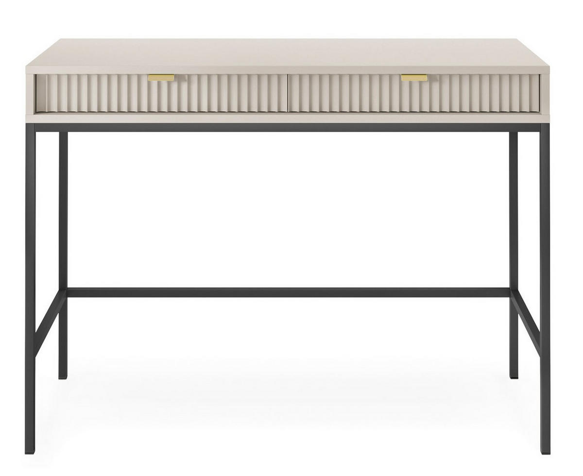 KONSOLE Kaschmir NEW Schwarz - Ecru, Holzwerkstoff (104/104/77cm) - Sepro Meble
