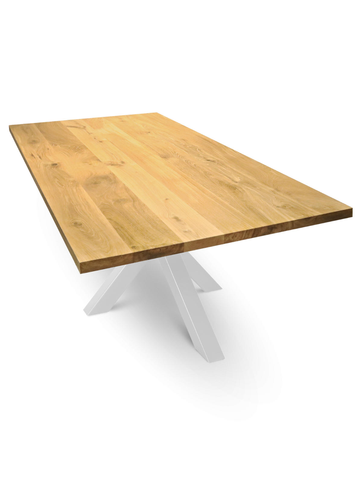 TISCHPLATTE 300 cm x 100 cm ohne Baumkante - Eichefarben, Holz (300/100/4cm) - holz4home®