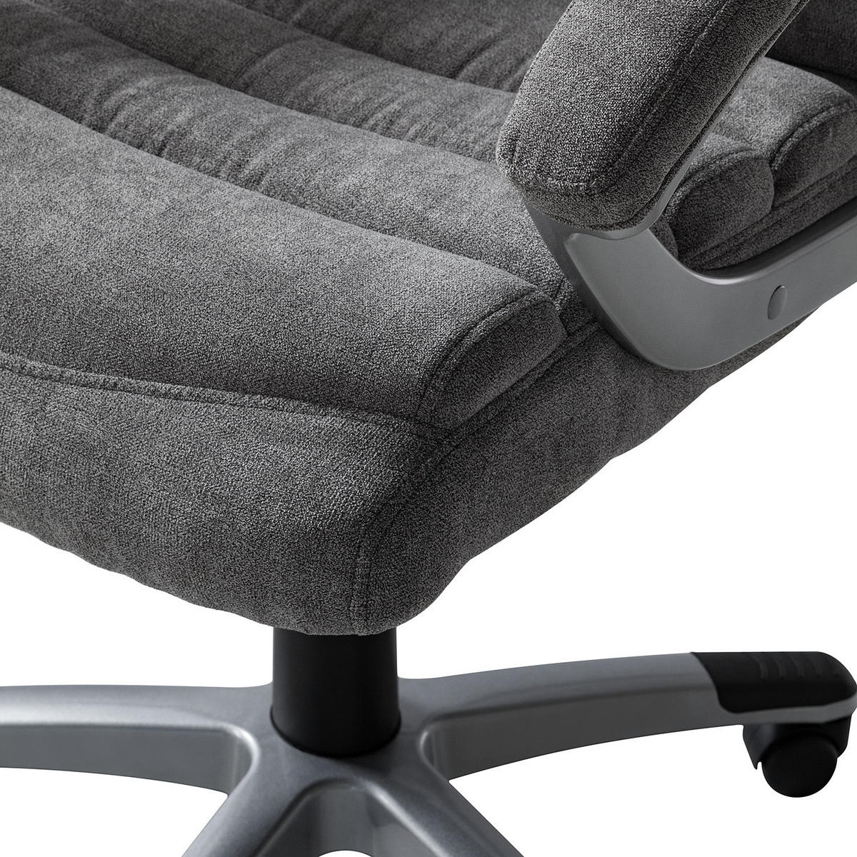 CHEFSESSEL - Grau, Kunststoff/Textil (67/115/72cm) - home24