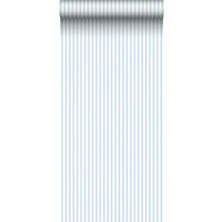 TAPETE Streifen 53 cm x 10 m - Blau, Papier (53/0.1cm) - Sanders & Sanders