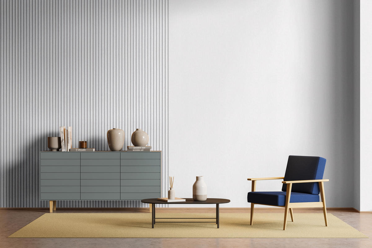 VLIESTAPETE Streifen Tapete greige - Greige, Papier (53/1005cm) - marburg