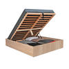 BETTKASTEN BILBAO mit Lattenrost/ Bett 180x200 - Eiche Hell Dekor - Sonoma Eiche, Holzwerkstoff (180/200cm) - Weber Industries