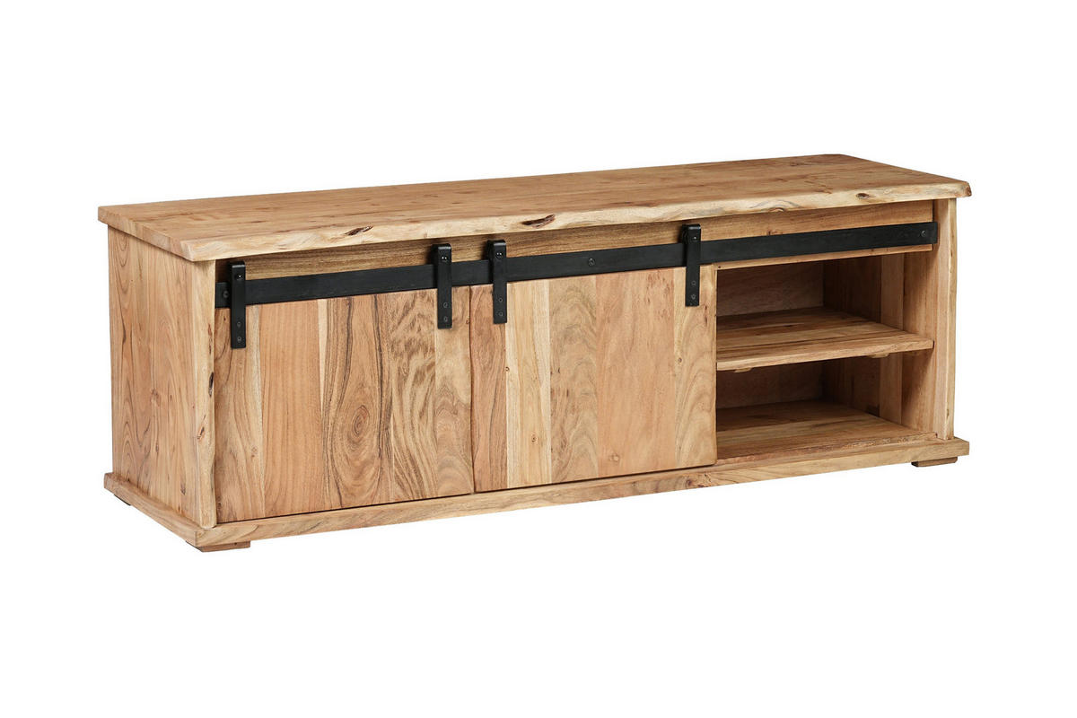 LOWBOARD LIAN V - Beige/Naturfarben, Holz (145/50/45cm) - SAM
