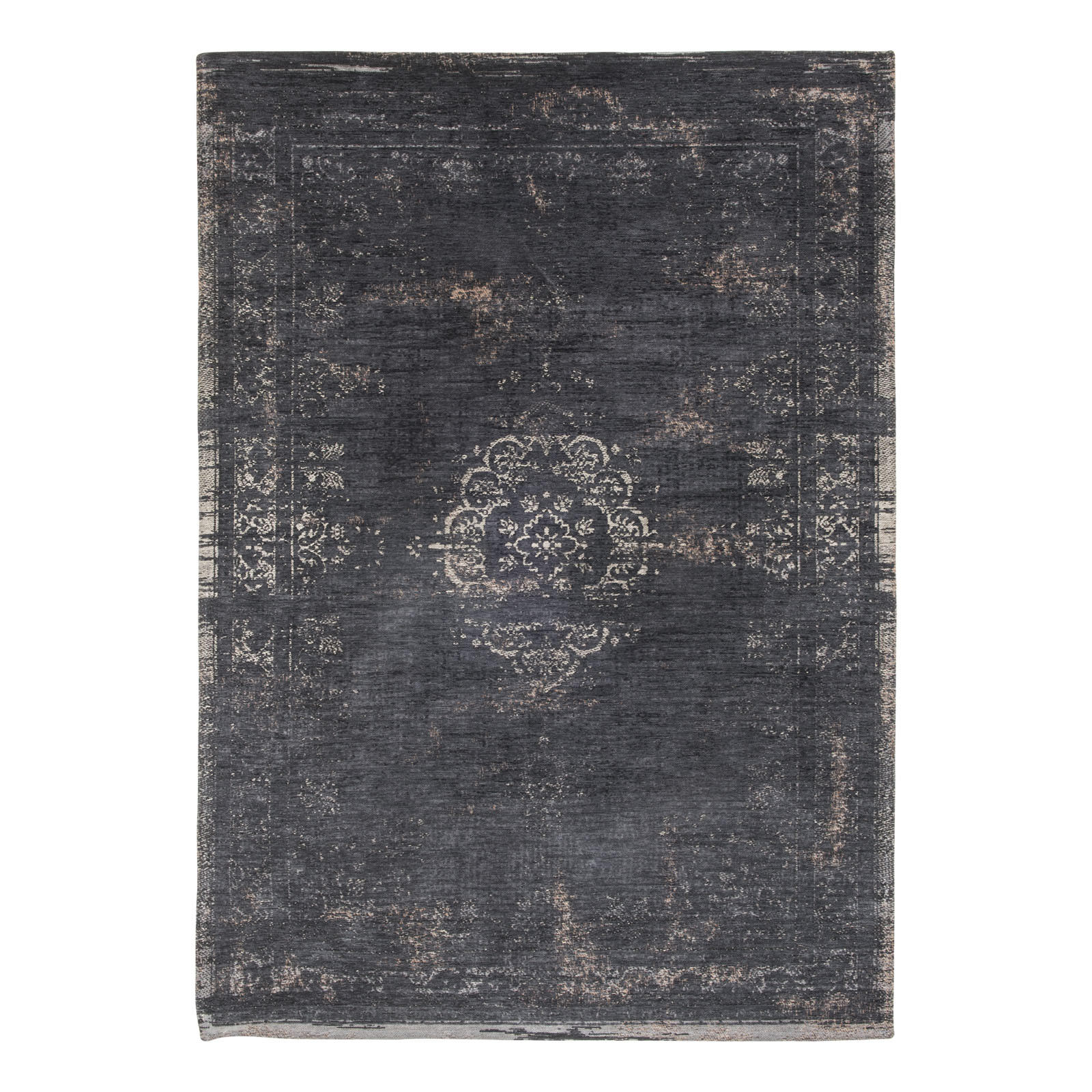 TEPPICH Mineral Black Fading World 170/240 cm - Schwarz, Textil (170/240cm) - Louis De Poortere