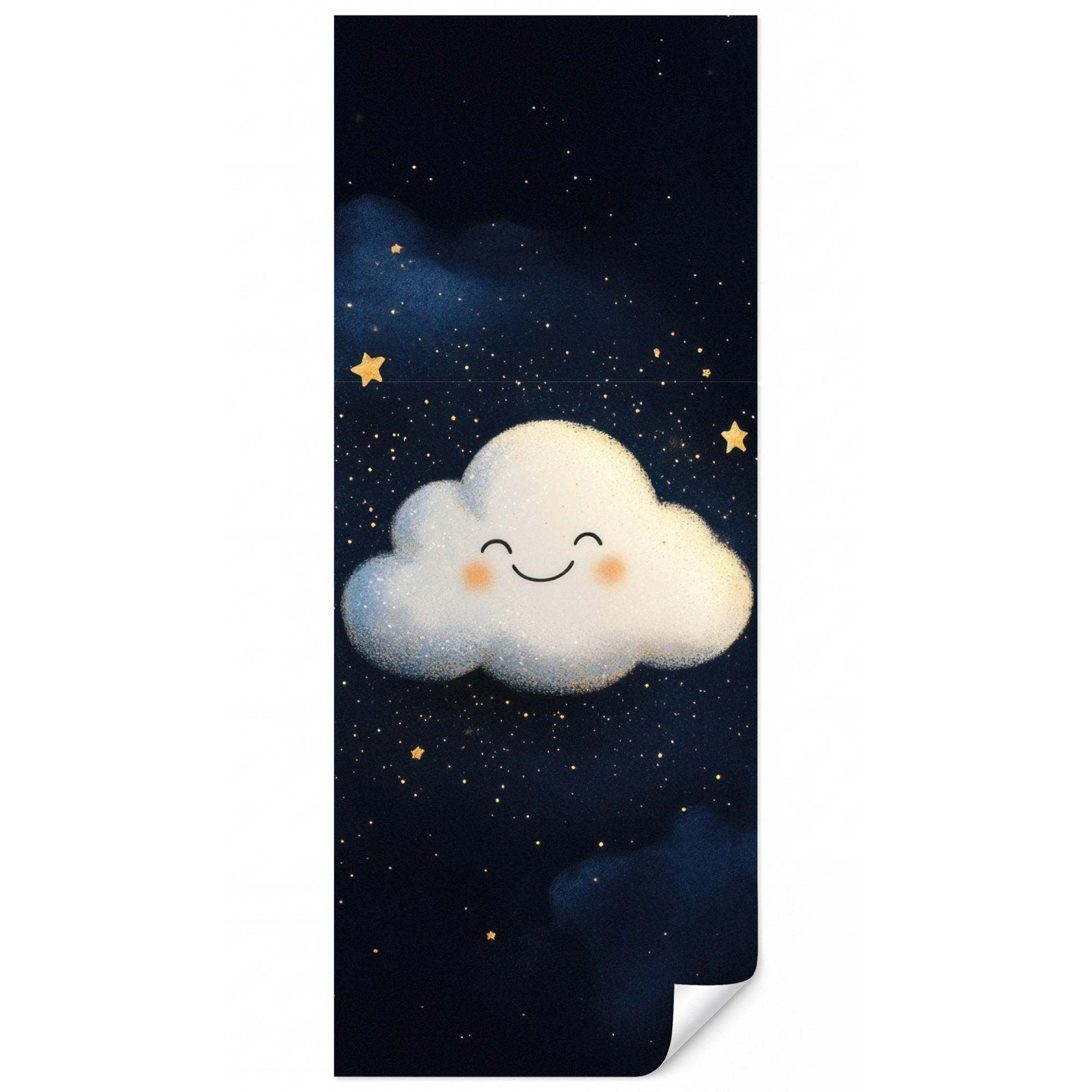 OnlyWow Kindertapete Schwarz 100x260 cm