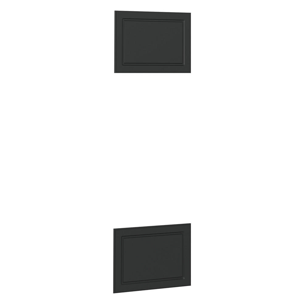 KÖKSFRONT R-Line Antracit hus på landet 59.6x88.4 cm möbelfront för mikrovågsinbyggnad 88.4/59.6/1.6 cm
