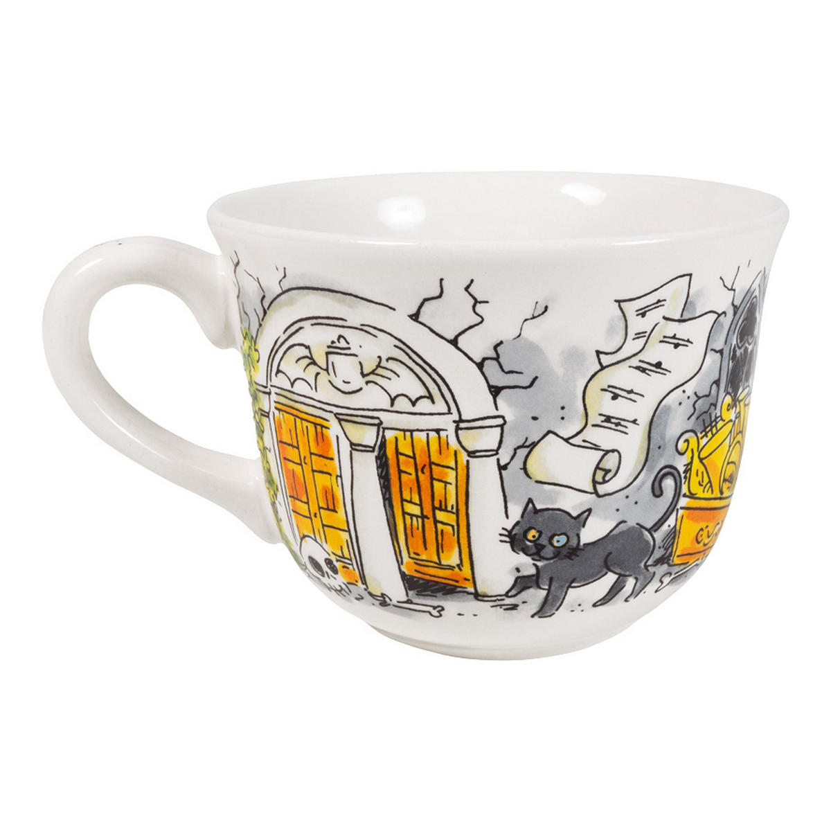 SUPPENSCHALE Danse Macabre in Bunt - 14cm - Multicolor, Keramik (12.7/16.2/9.7cm) - Blond Amsterdam