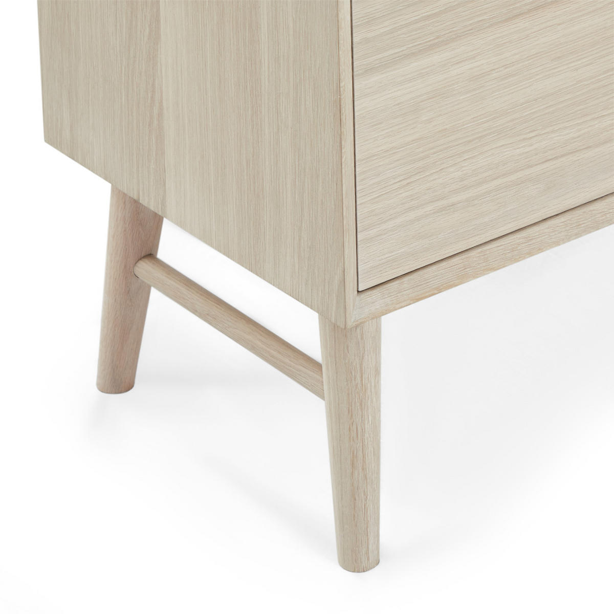 TV-ELEMENT Eiche massiv - Eiche Bianco, Holz/Holzwerkstoff (160/50/42cm) - Furnhouse