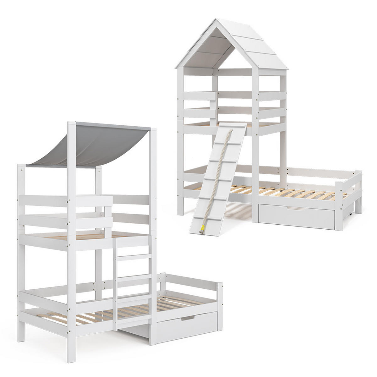 VYSOUVACÍ ZÁSUVKA Teddy Bílá - bílá, dřevo - VitaliSpa