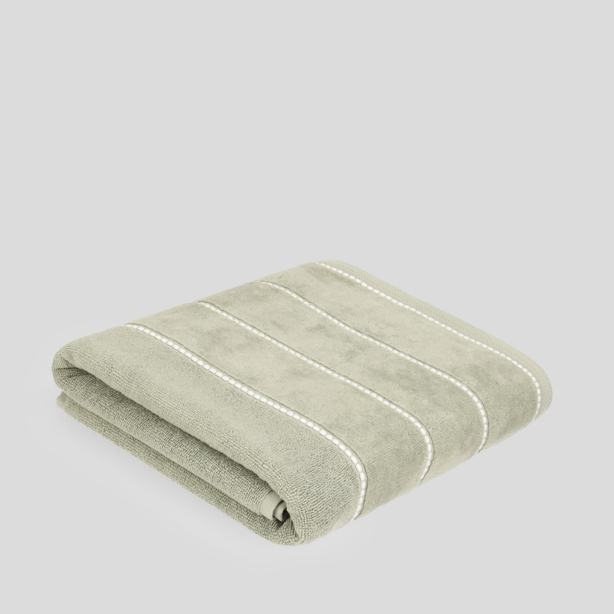 DUSCHTUCH Velly - Hellgrün, Textil (70/130cm) - home&you