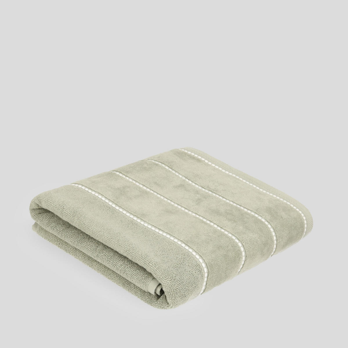 DUSCHTUCH Velly - Hellgrün, Textil (70/130cm) - home&you