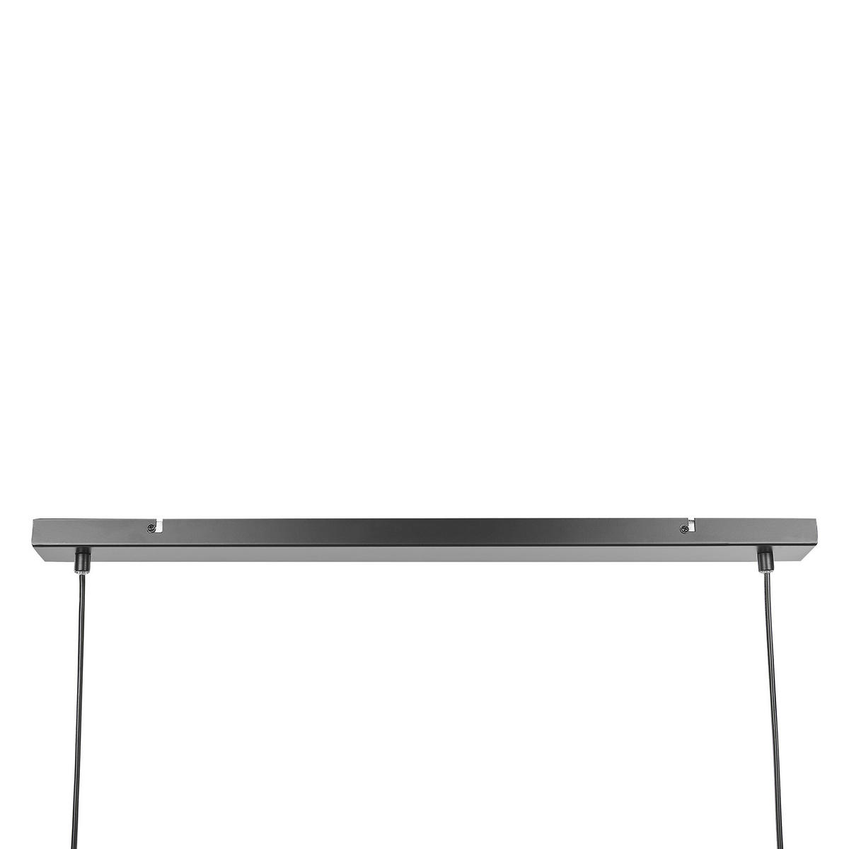 HÄNGELEUCHTE Beles 20/82/107 cm - Schwarz, Metall (20/82/107cm) - Beliani
