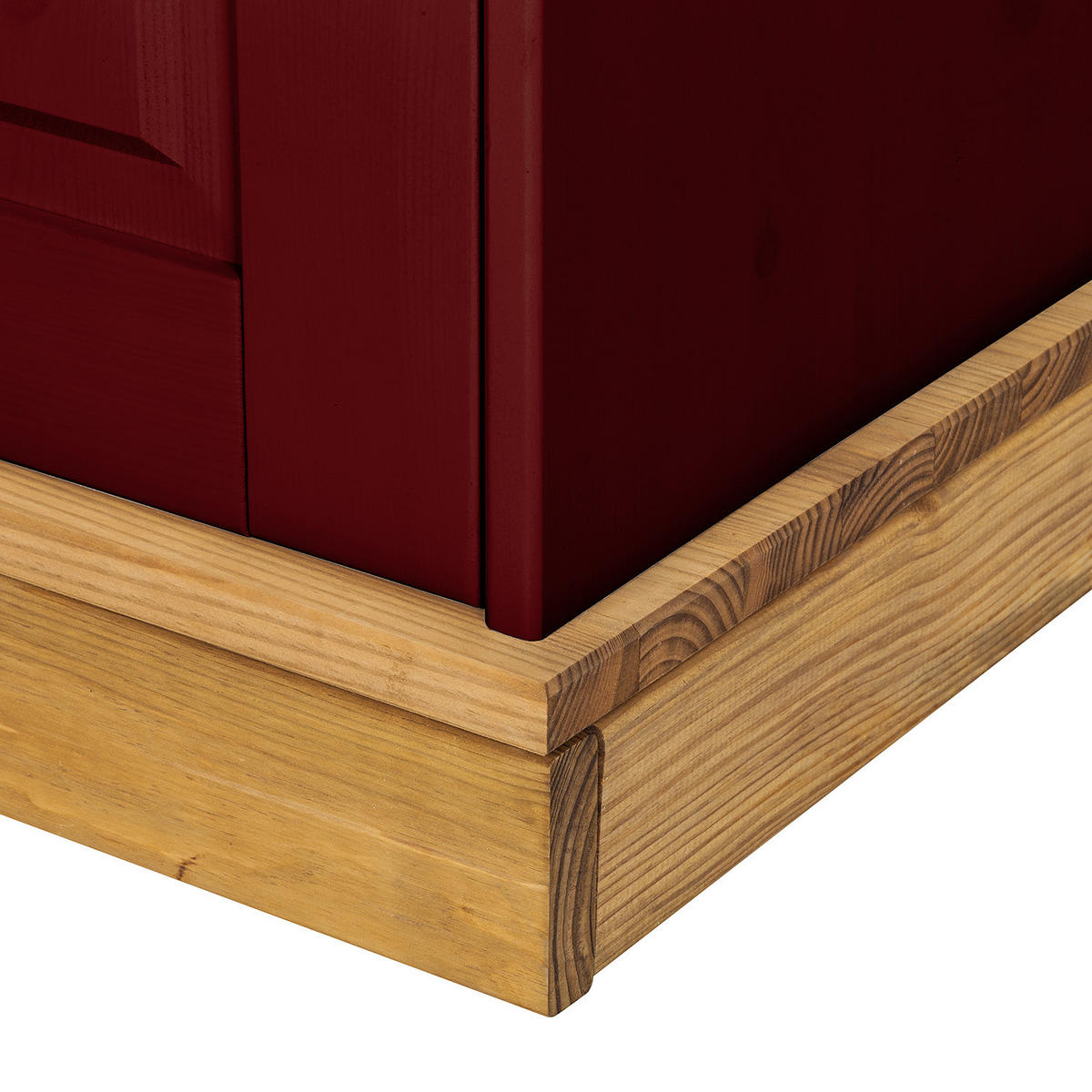 BUFFET - Kiefer massiv - Braun/Kieferfarben, Holz/Holzwerkstoff (143/197/45cm) - home24