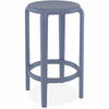 BARHOCKER grau 36x65x36cm - Anthrazit/Grau, Kunststoff (36/65/36cm) - AlterEgo