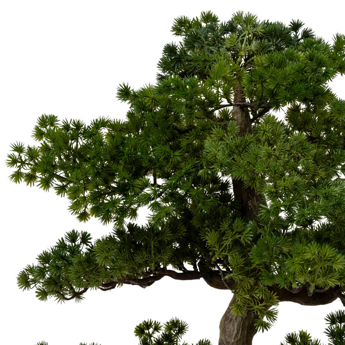 BONSAI-BAUM schwarze Keramikschale Polin 72/36/86 cm - Multicolor, Keramik (86cm) - Atmosphera Createur d´interieur