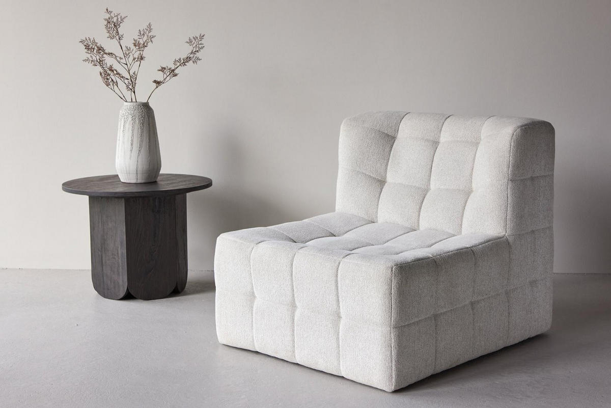 SESSEL, Malou, Beige, Metall / Kunststoff / Polyester, 80 x 87 x 73 cm - Beige, Textil/Metall (80/73/87cm) - ebuy24