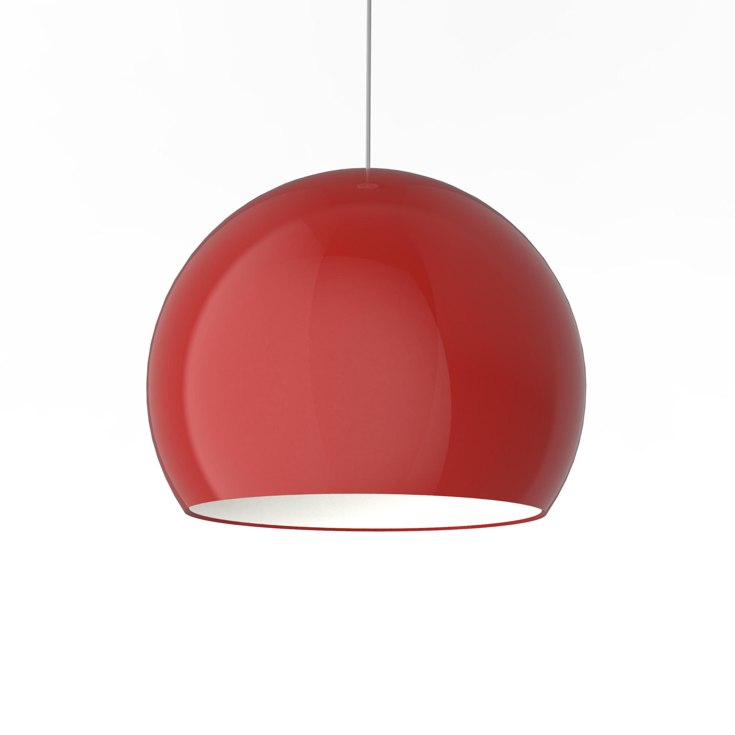 HÄNGELEUCHTE - Rot, Metall (40/40/35cm) - Lumicom