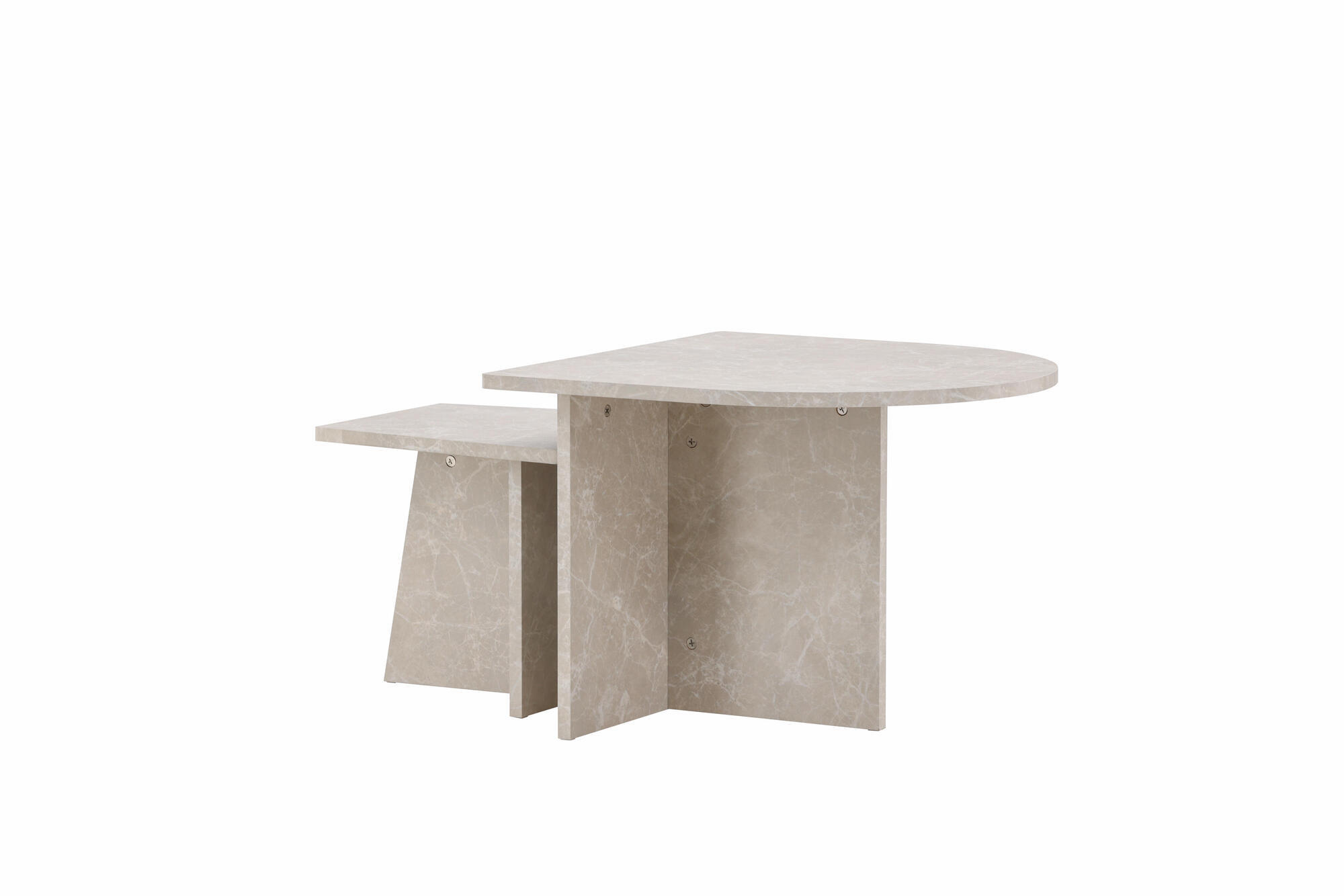 Furnlux Couchtisch Beige 60x45x60 cm