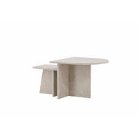 COUCHTISCH SALA Beige 60x60x45 cm - Beige, Holzwerkstoff (60/60/45cm) - FURNLUX