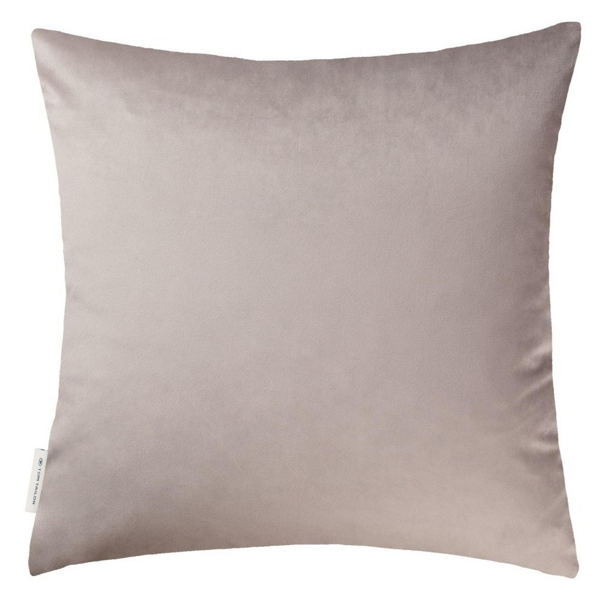 ZIERKISSENHÜLLE FrenchVelvet Quilt greige 45x45cm - Graubraun, Textil (45/45cm) - Tom Tailor