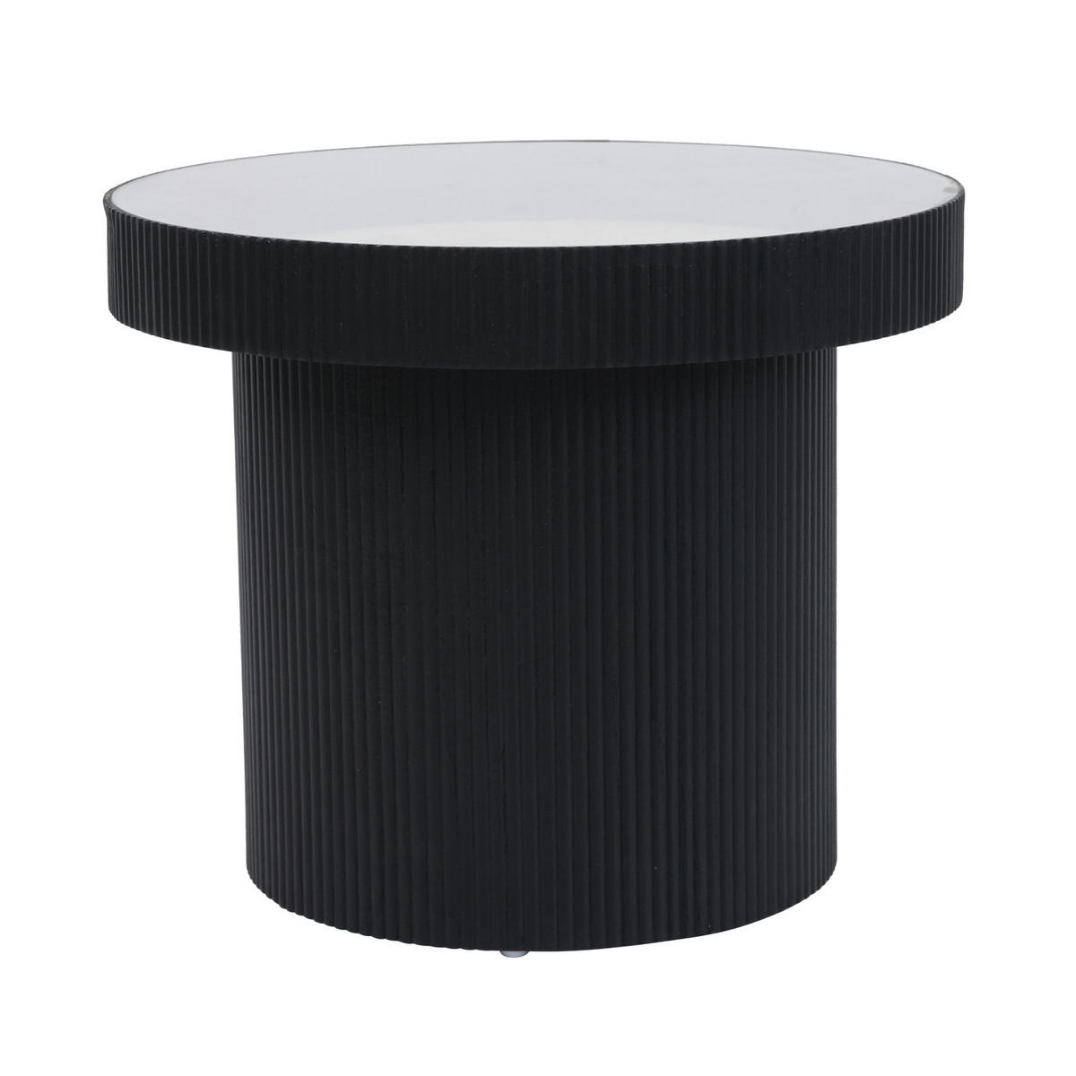 BEISTELLTISCH Miguel mit Glas - Multicolor, Holz (59/59/45cm) - SVITA