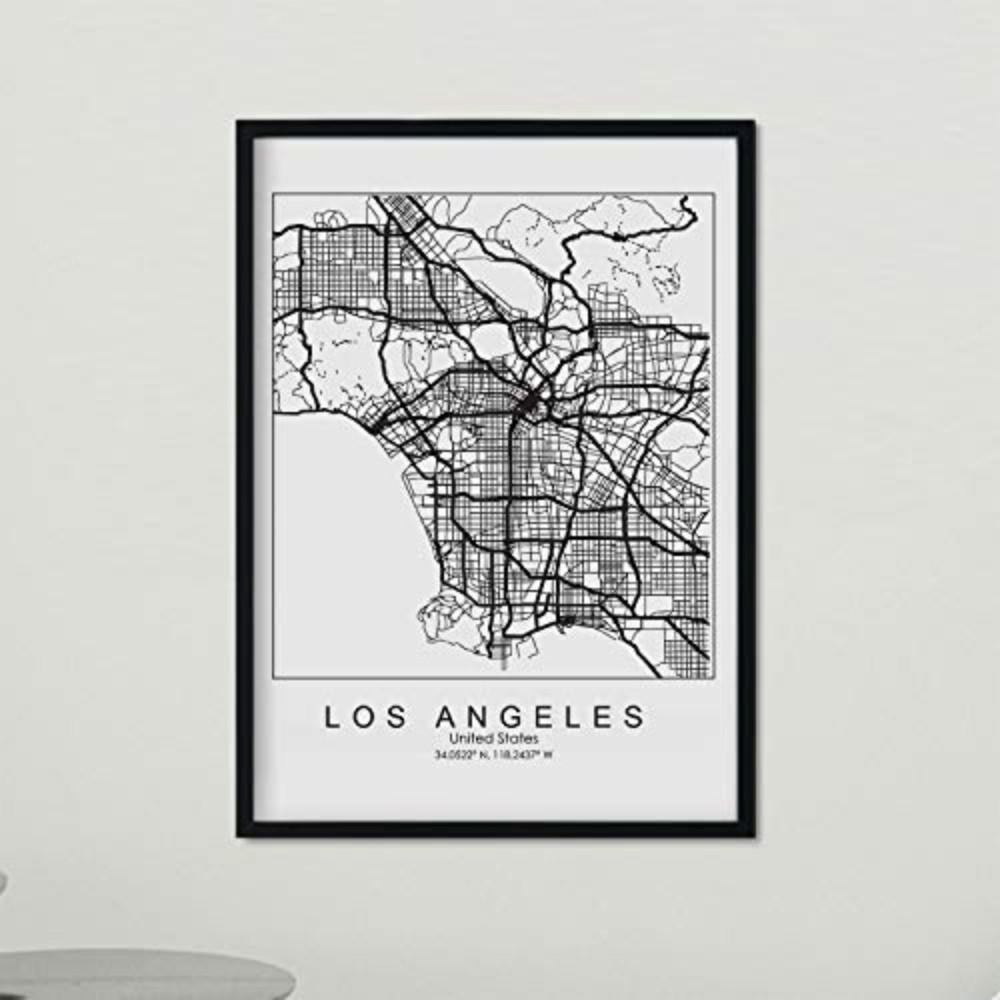 POSTER Los Angeles Us-Film A3 Rahmenlos - Klar, Papier (29.7/5/42cm) - Nacnic