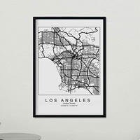 POSTER Los Angeles Us-Film A3 Rahmenlos - Klar, Papier (29.7/5/42cm) - Nacnic