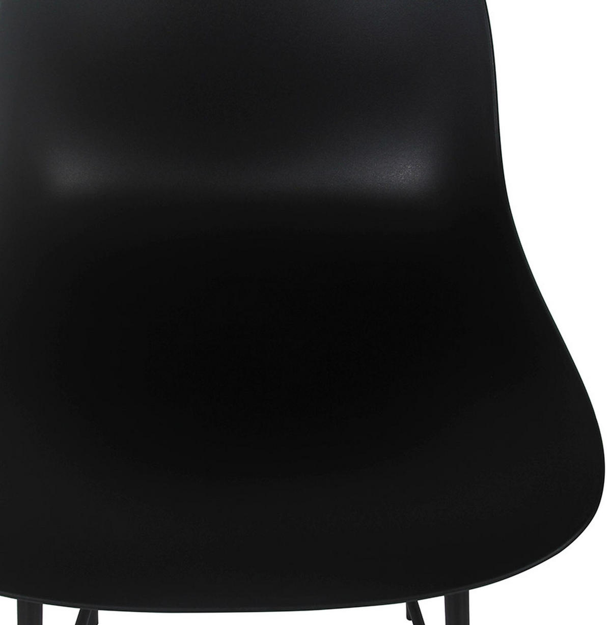 BARHOCKER GRANO 65cm schwarz - Schwarz, Kunststoff (42/90/42cm) - Légia Home