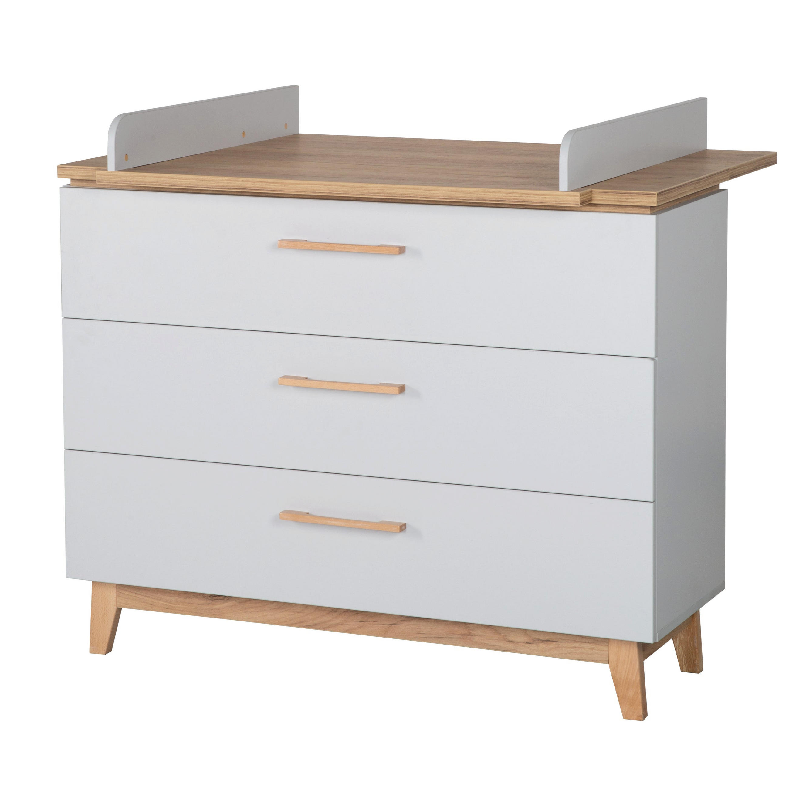 WICKELKOMMODE Caro - Grau, Holzwerkstoff (117/104/78cm) - Roba