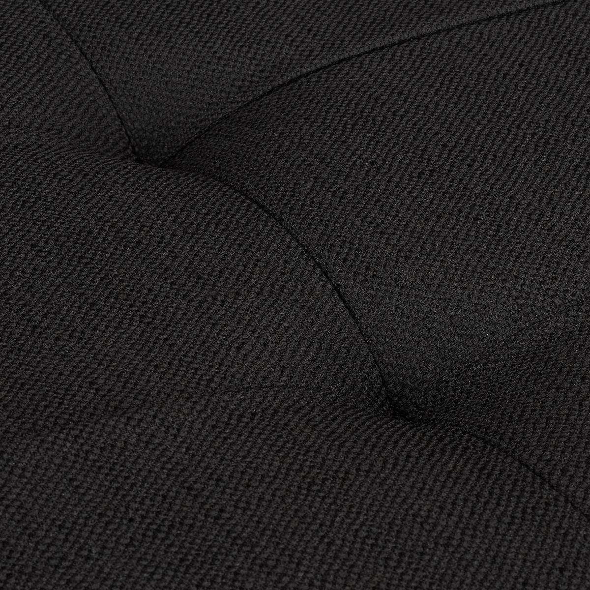 FALTBARE Sitzbank - Schwarz, Holzwerkstoff/Textil (38/38/114cm) - Relaxdays