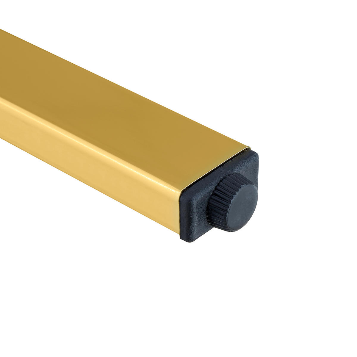 ESSZIMMERSTUHL 2er-Set 109 cm Metall PU-Leder Schwarz Gold - Schwarz, Metall (42.7/109/44cm) - Meubliv