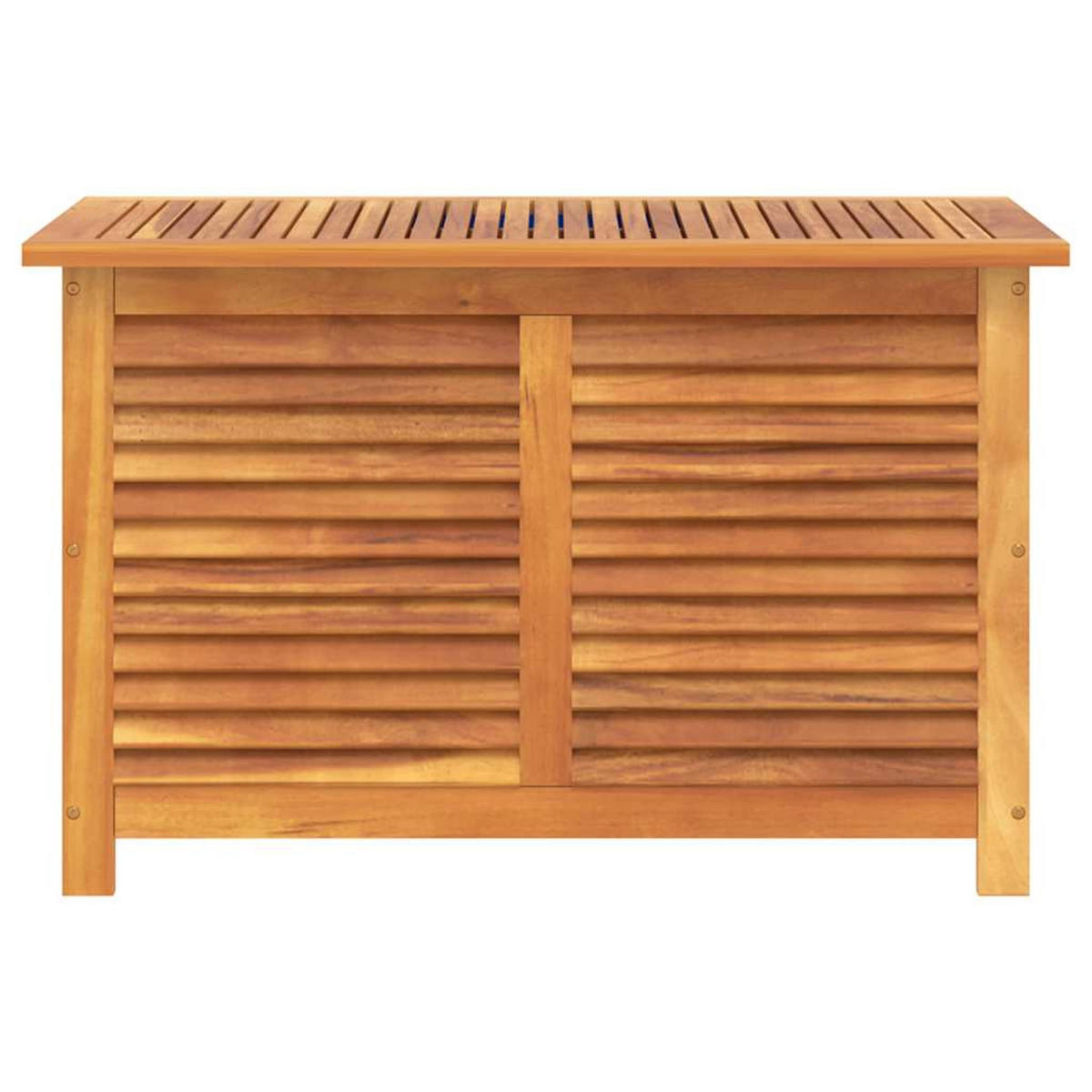GARTENBOX Mit Lüftungsschlitzen 90/50/56 Cm Massivholz Akazie - Braun, Holz (50/56/90cm) - vidaXL