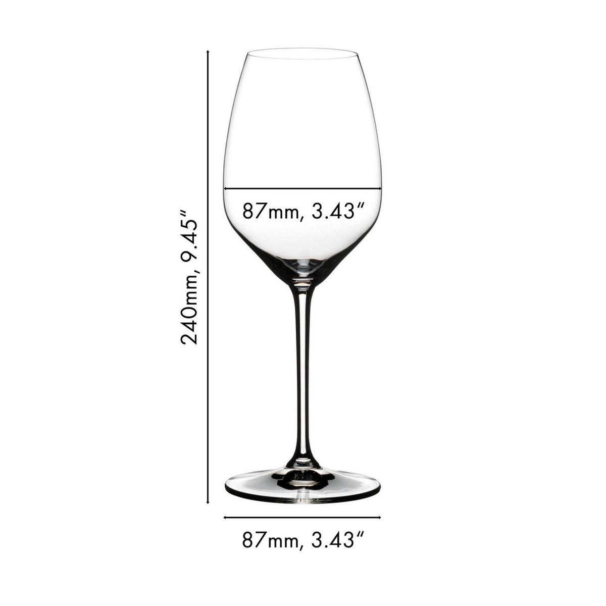 RIESLING / SAUVIGNON BLANC GLÄSER Extreme transparent 490 ml 2er Set - Transparent, Glas (0.49L) - Riedel