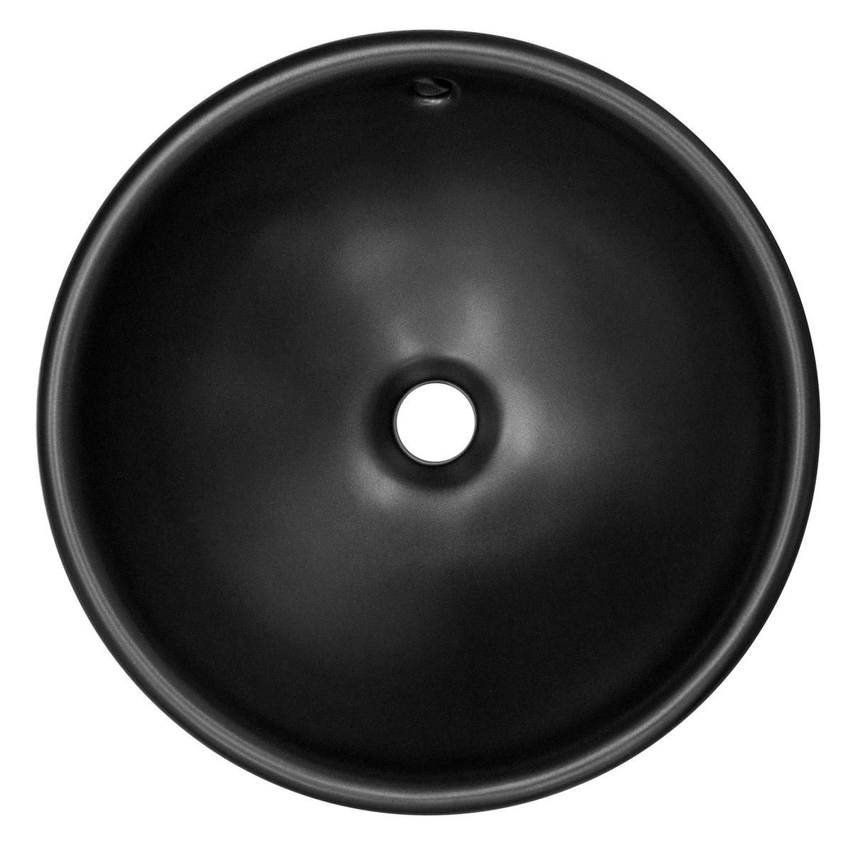 WASCHBECKEN - Schwarz, Keramik (42/17/42cm) - ML-DESIGN